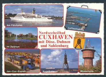 Hafen, Wasserturm u.a. Nordseeheilbad Cuxhaven